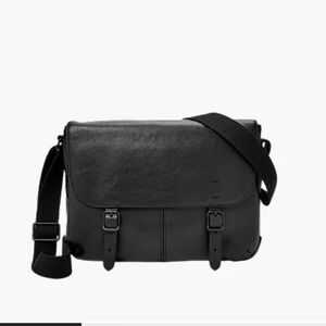 Fossil Buckner Small Leather Commuter Messanger Bag